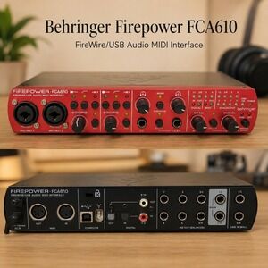Behringer Firepower FCA610 FireWire USB Audio MIDI Interface  READ DESCRIPTION